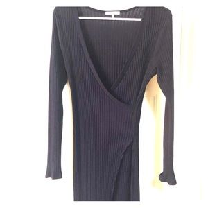 Navy blue long sleeve dress